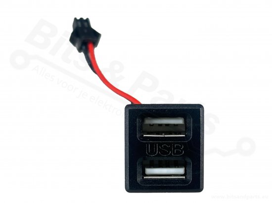 USB Chassisdeel Dual USB-A female